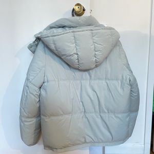 Zara Light Blue Puffer Coat